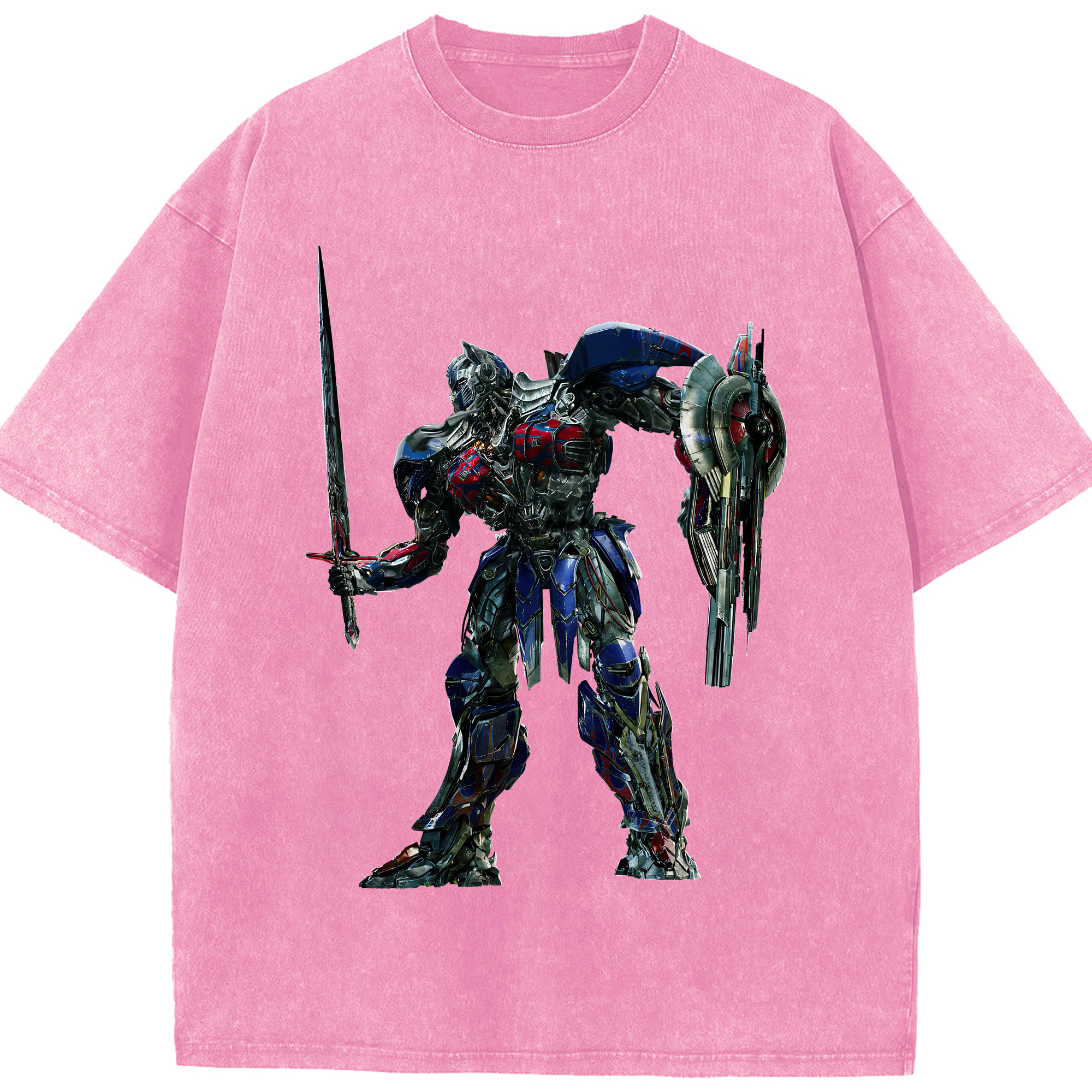 （画像用） Transformers トランスフォーマー 綿100% ヴィンテージ風 半袖Tシャツ（フロントプリント）